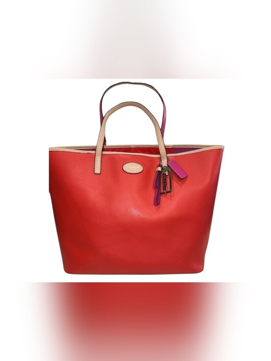 Coach Handbags - Coach Metro Leather Tote Style Number #F31326 In The Vermillion